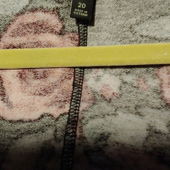 Talbot's Rose Print Dress, Sweetheart Neckline - Picture 5 of 5